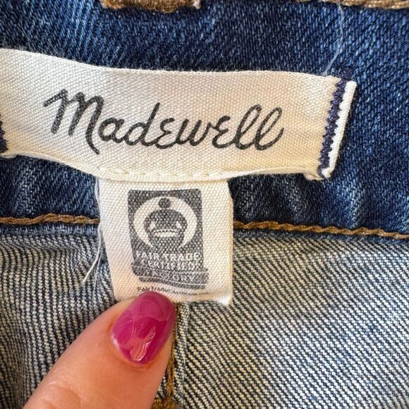 Madewell Women's Perfect Vintage Jeans Size 27 Blue Straight Leg - Picture 7 of 8